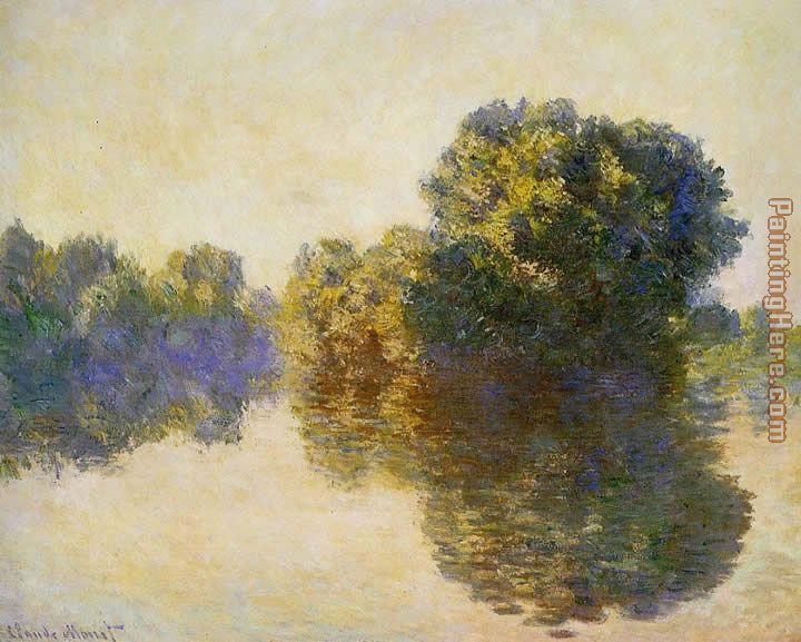 The Seine near Giverny 3 painting - Claude Monet The Seine near Giverny 3 art painting